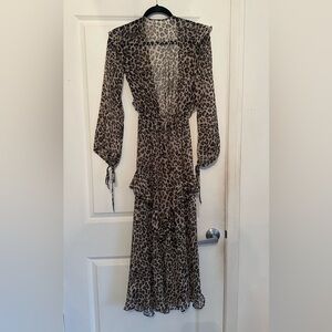 Leopard Print Maxi Dress
